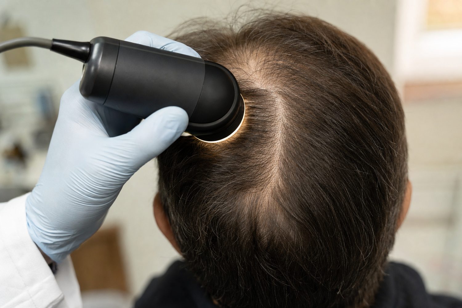 Follicular units under magnification