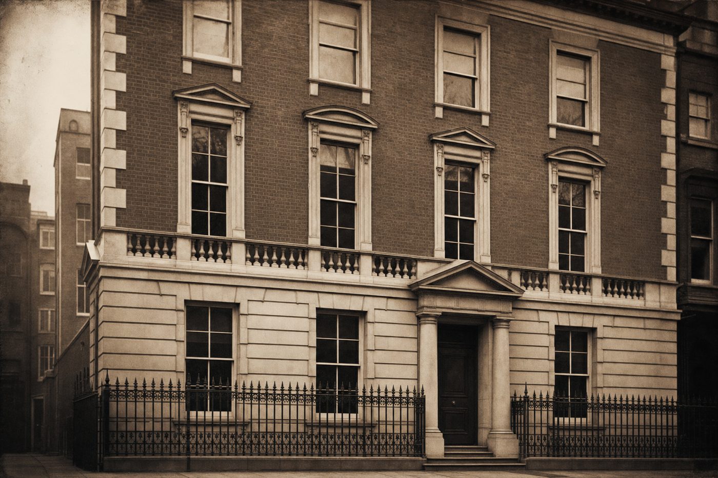 The facade of 82 Harley Street