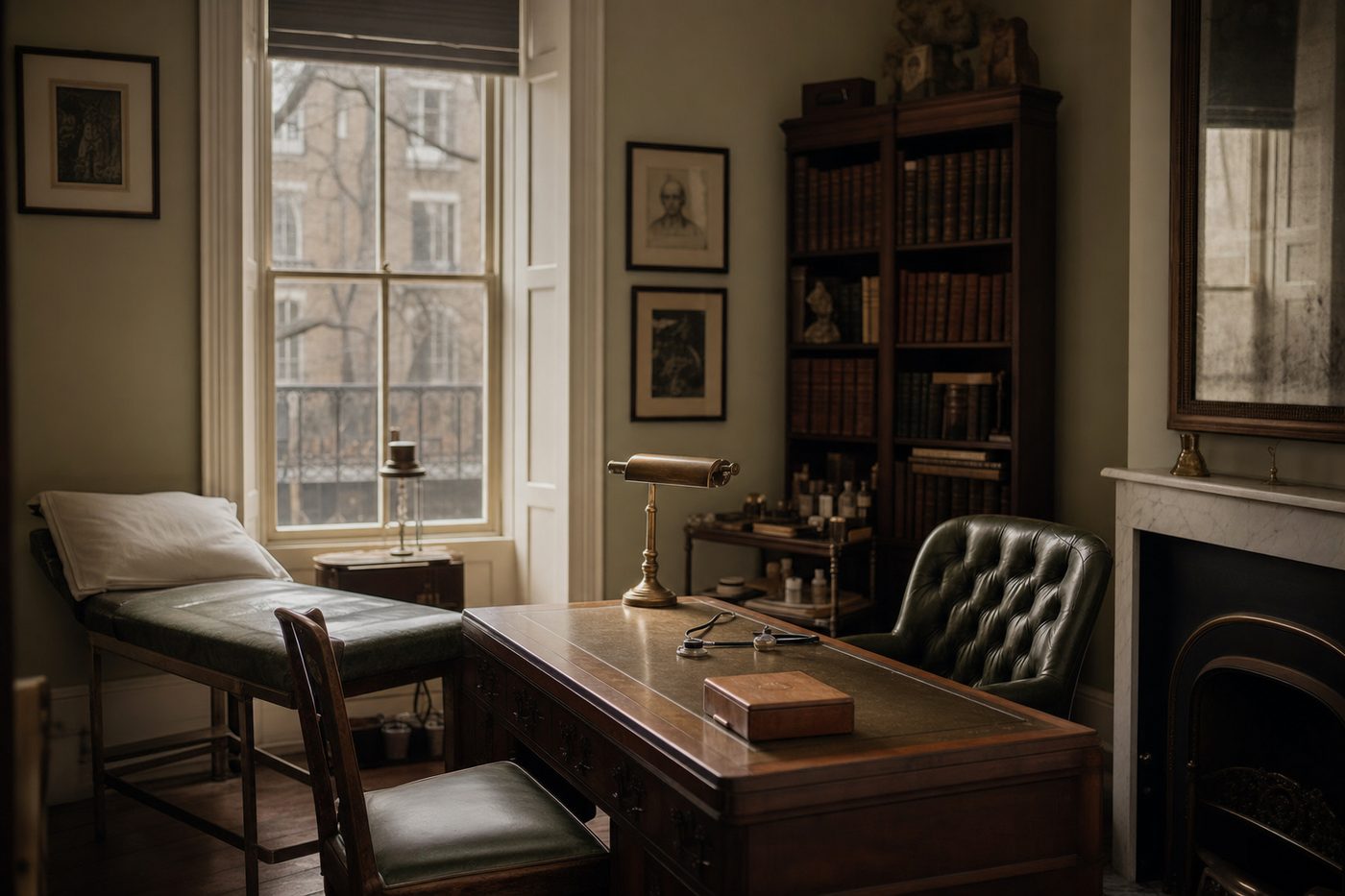 The early City Clinics consulting room