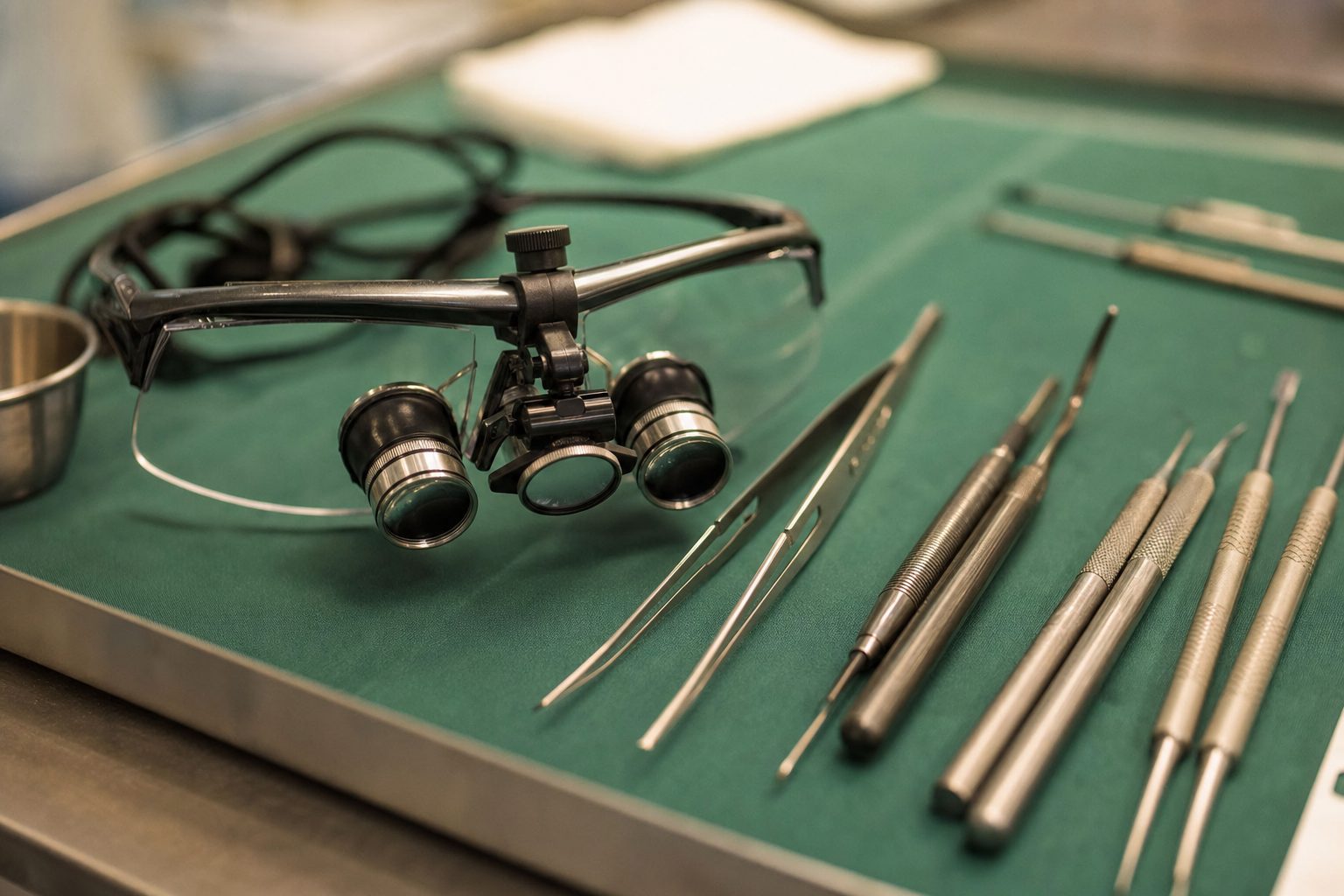 Surgical loupes and FUE instruments