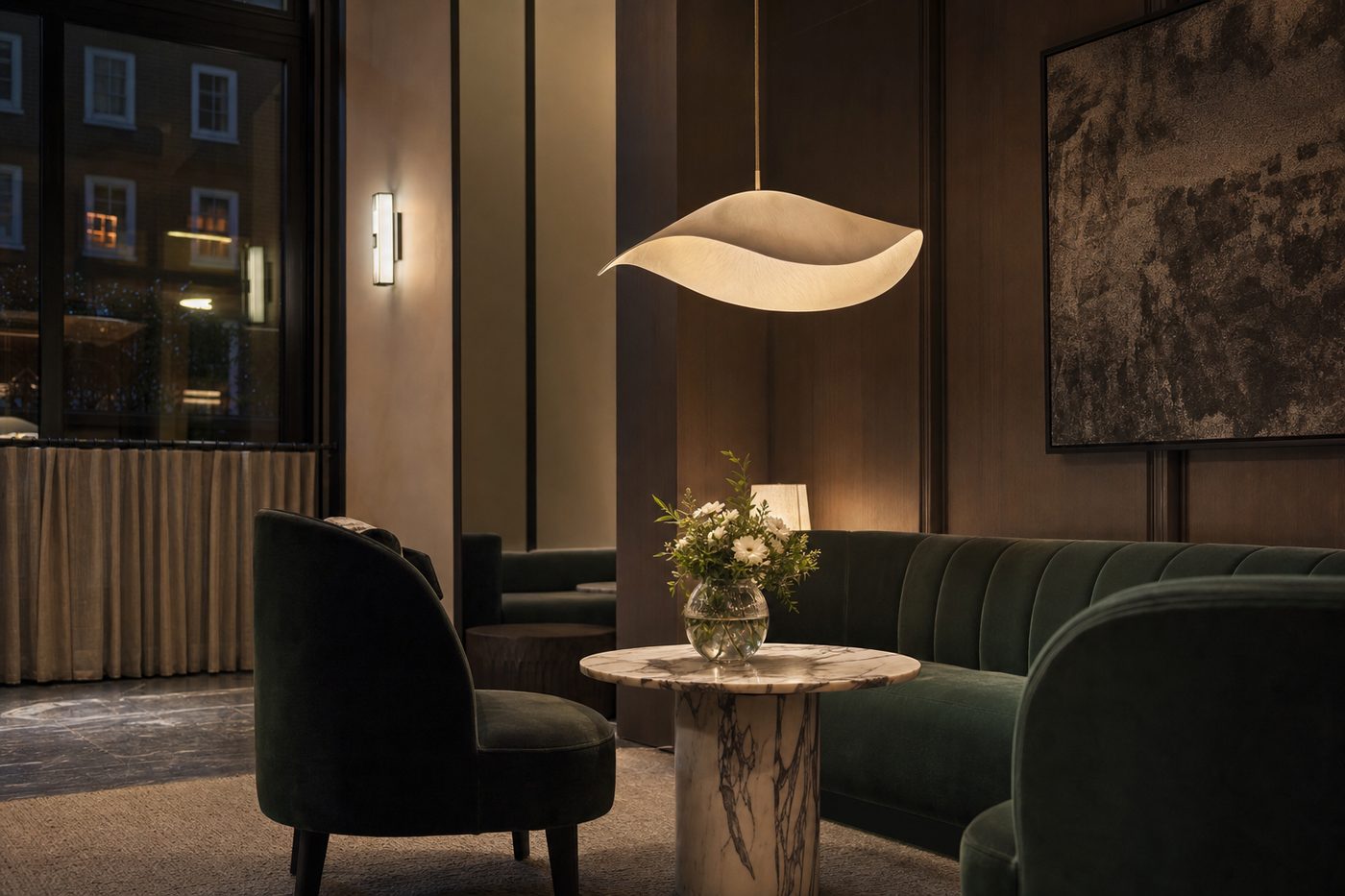 Boutique hotel suite (illustrative)