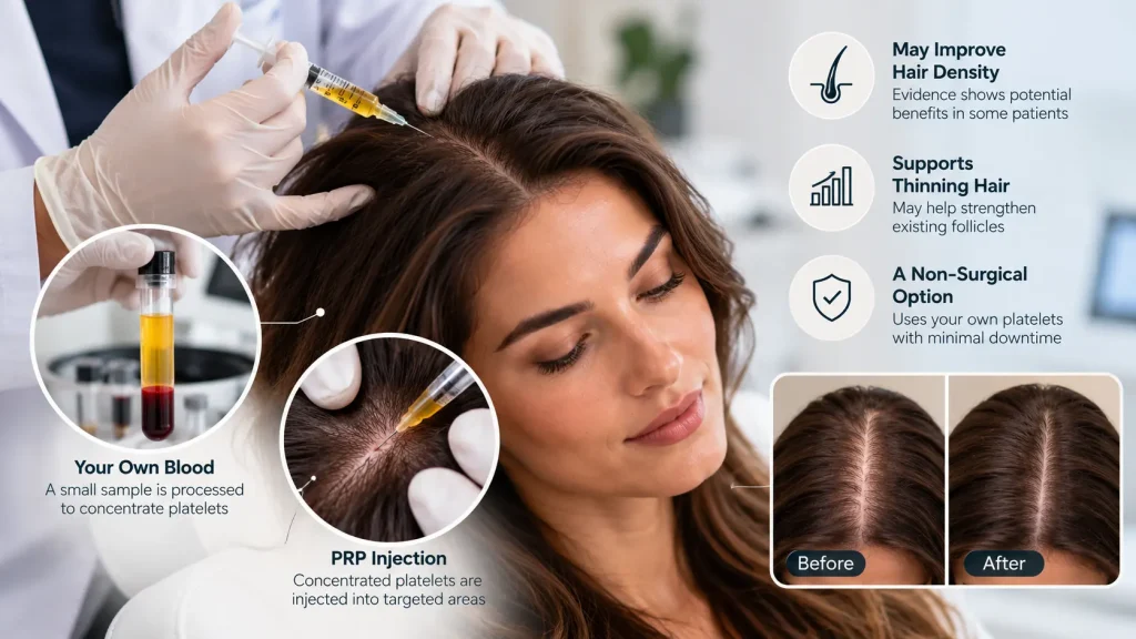 PRP therapy for hair loss: understanding the evidence and expected results